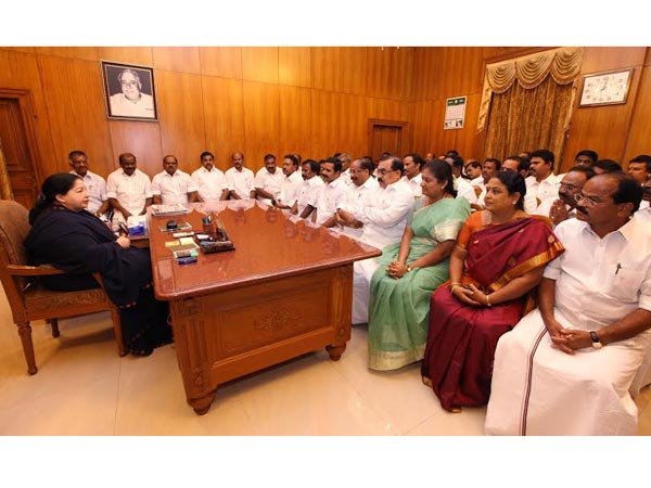 TN CM Jaya chairs first cabinet meeting