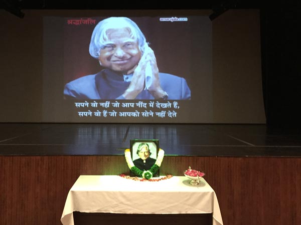 Indians in Dubai condole the death of Abdul Kalam Indians in Dubai condole the death of Abdul Kalam