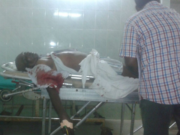 மயங்கிய நிலையில் சசிபெருமாள்...