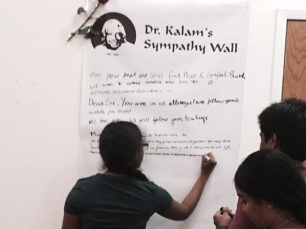 US Tamils paid homage to Dr Kalam at St Louis