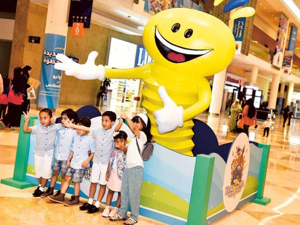 Kids having gala time in Dubai