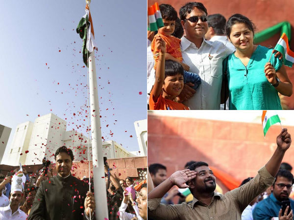 Indian Independence day celebrated in Kuwait, Dubai Indian Independence day celebrated in Kuwait, Dubai