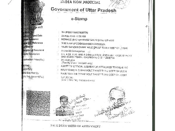 Amethi land sold fraudulently to Rajiv Trust, says Irani