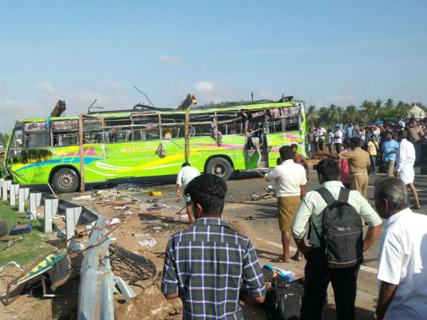 Six die in bus accident near Erode