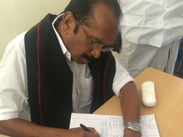 Vaiko visits Kattabomman memorial
