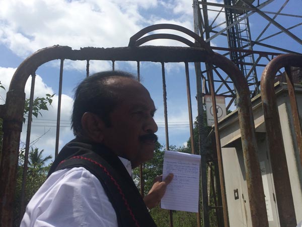 Vaiko visits Unnamalaikkadai village village