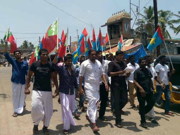 Bharat bandh hits on TN-Kerala border
