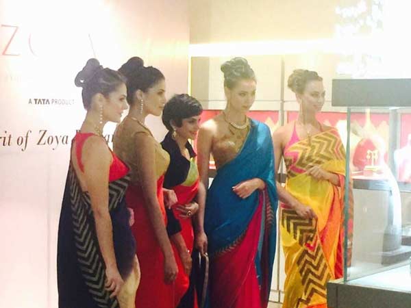 நான்கு சேலைகளில் இயற்கை