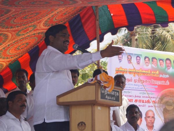 VK Velmurugan slam commissioning of SIMA dyeing factory near Cuddalore
