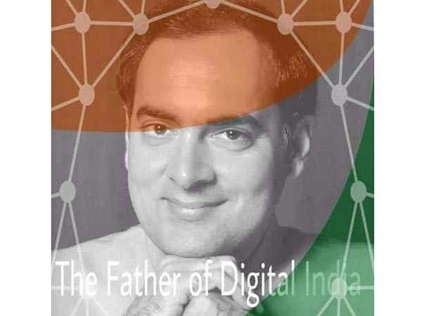 Congress takes DIgital India a ride