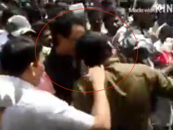 I never slapped anybody, says Stalin