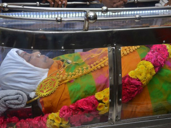 Manorama's funerals today