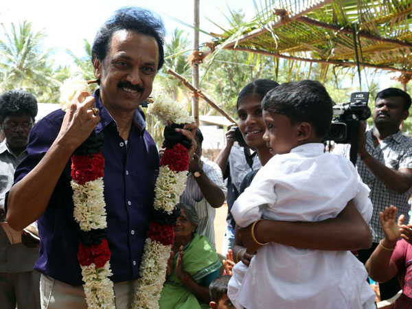 Stalin does Silmabam in Karur