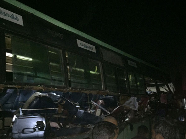 Accident in Trichy-chennai National highway