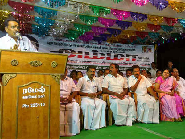 Electricity is not a house made Idly says ADMK Vijayabaskar