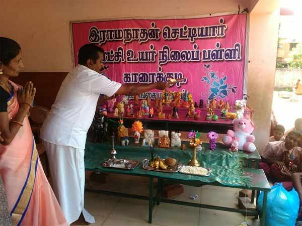Navarathiri festival held in Karaikudi