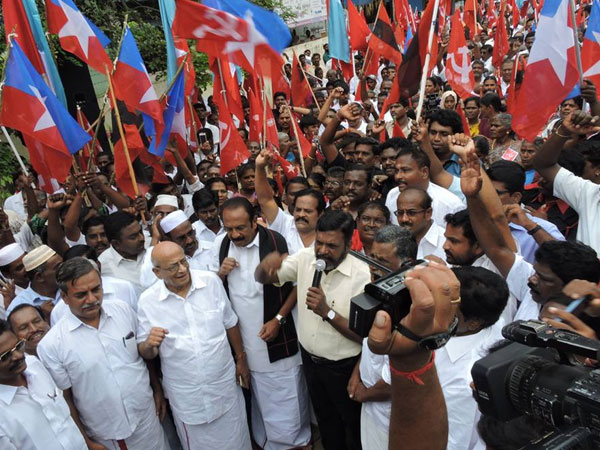 Peoples Welfare movement holds protest