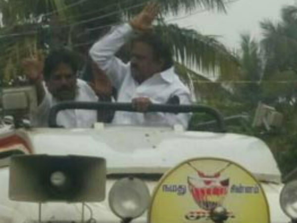 டிரைவருக்கு காலால் மிதி