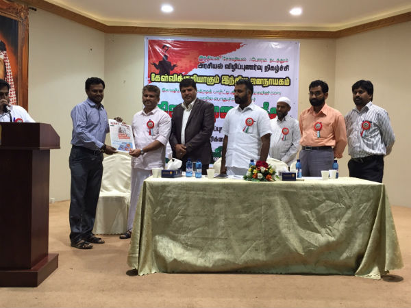 SDPI leader Nizam Mohaideen slams BJP govt. in Kuwait