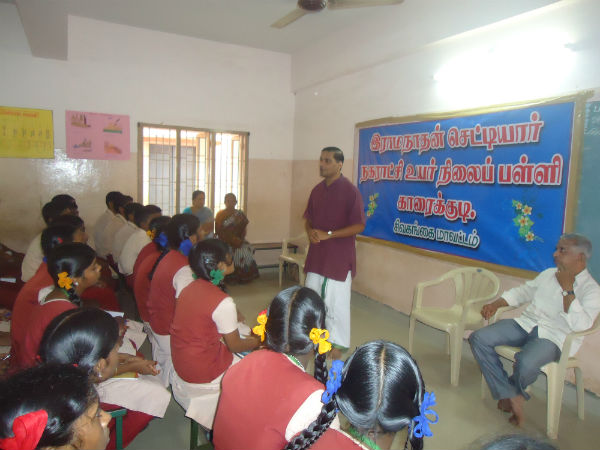 Awareness camp for Karaikudi students
