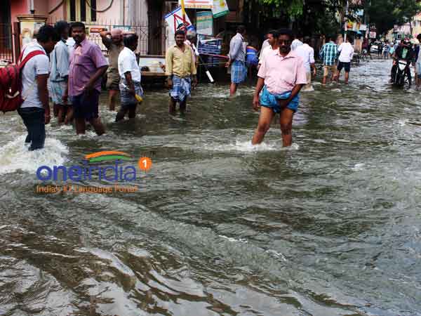 வெள்ளக்காடான தலைநகரம்