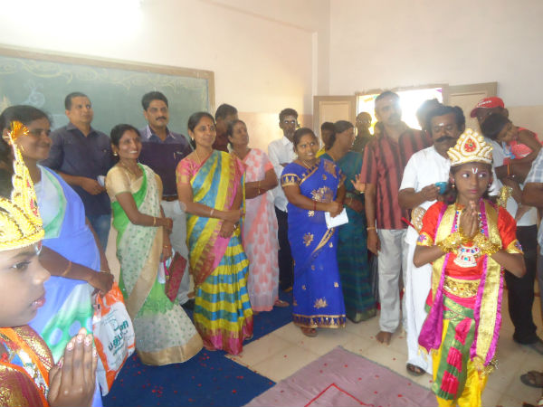 Karaikudi students's tableau show 