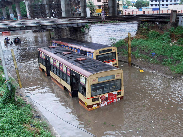 transport stoped due to heavy rain