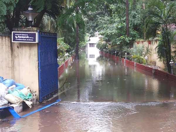 Rain water entered ministers and judges houses