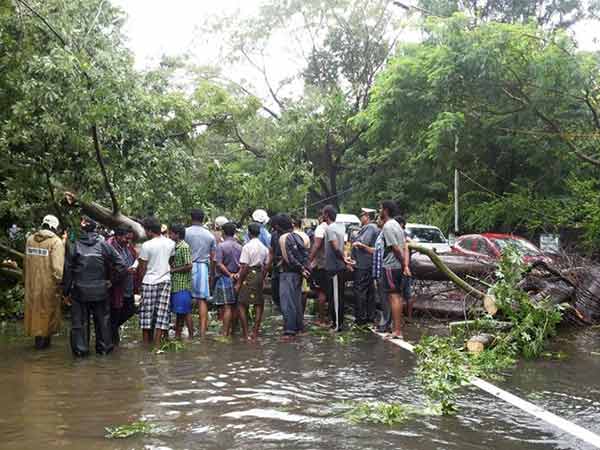Rain water entered ministers and judges houses