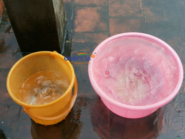 கை கொடுத்த மழை நீர்