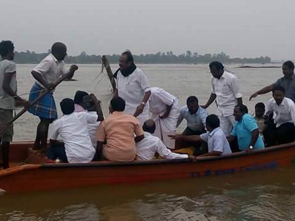 PWF leaders distribute relief materials in Irumpulicheri Island