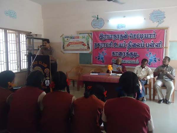 Speech contest held in Karaikudi