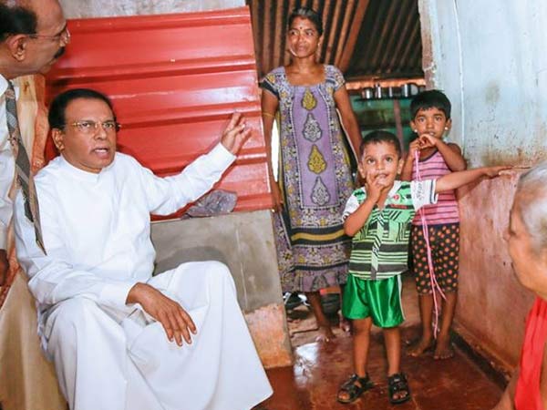 Maithripala Sirisena assures to resettle IDPs in North urgently