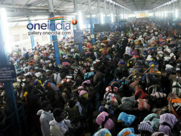 பல மணி நேரம் காத்திருப்பு