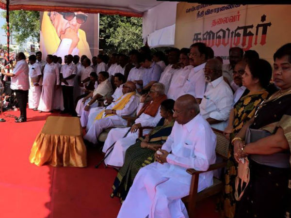 DMK protest in Chennai