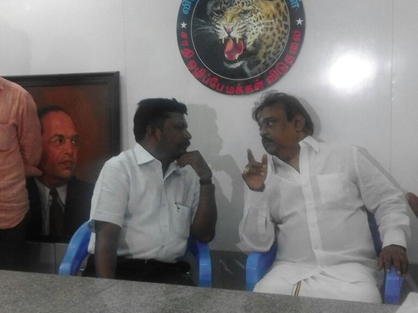 தேமுதிக - விசிக ஆதரவு