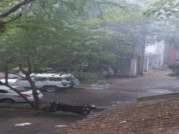 Light rain in chennai marina and arround area