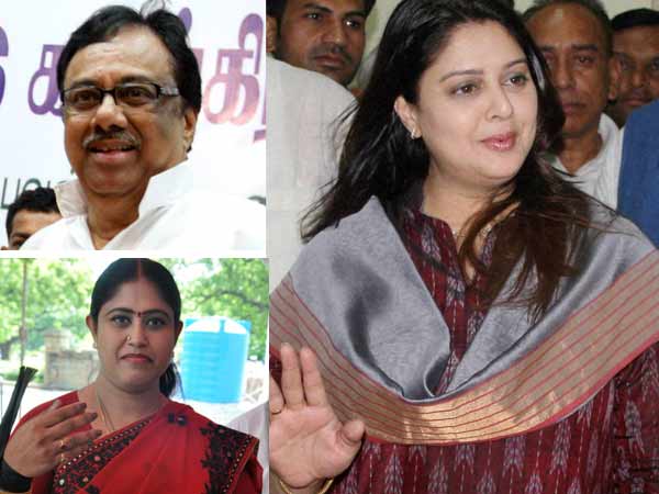 நக்மா - ஈவிகேஎஸ் இளங்கோவன் நக்மா - ஈவிகேஎஸ் இளங்கோவன்