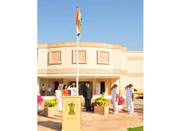 Indian republic day celebrated in Muscat, Riyadh