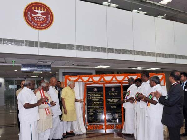 Modi uneils ESI hospital in Coimbatore