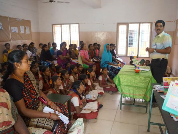  Parents teachers meeting of Karaikudi school