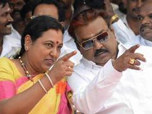 விஜயகாந்த், பிரேமலதா, சுதீஷ்