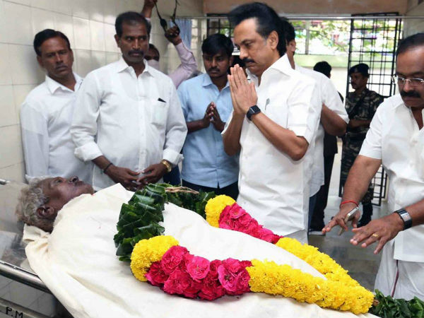 Physically disabled person died: stalin pays homage