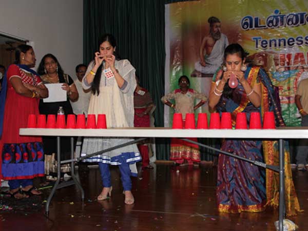 Actress Kasturi attends Nashville Pongal festival