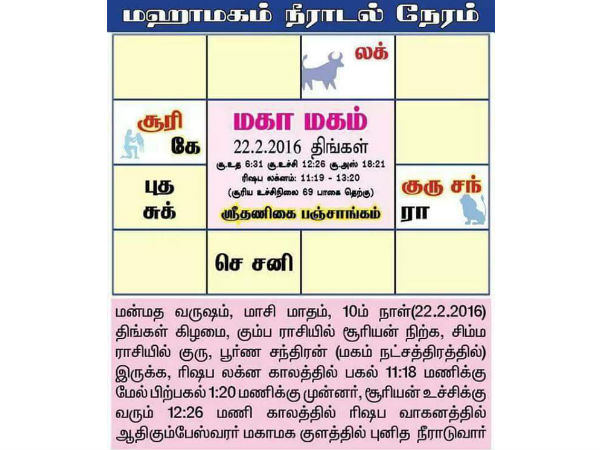 மகா மகம் நீராடல்