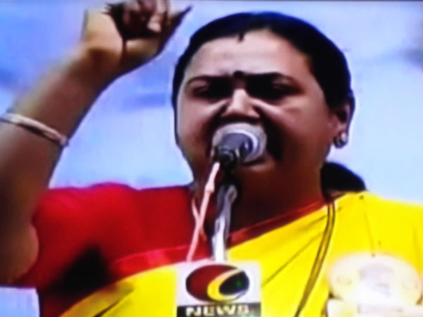 தெறிக்கவிட்ட பிரேமலதா