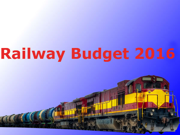 Railway Budget 2016 Live 