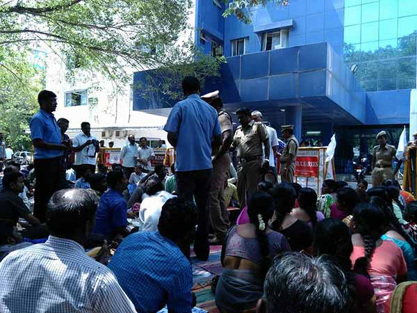 Five teachers faint during fast protest seeking pay parity on DPI campus