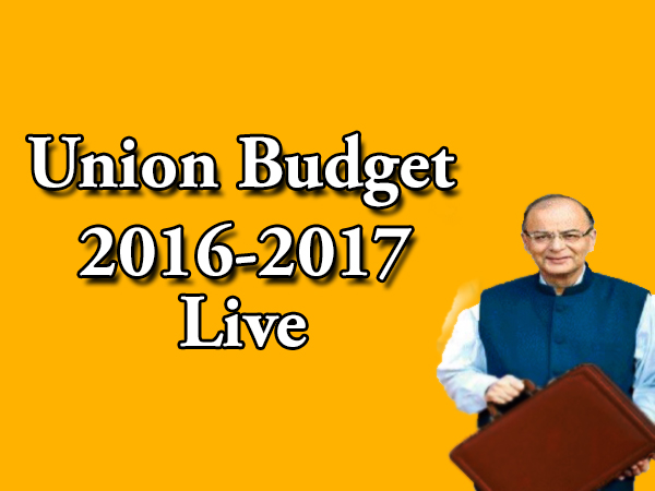 Union Budget 2016, மத்திய பட்ஜெட் 2016 Live