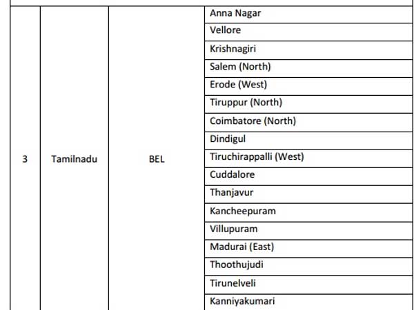 VVPAT to be used 17 ACs in Tamilnadu